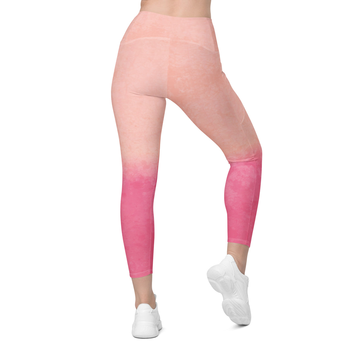 strawberry pop crossover leggings with pockets – Sumoon