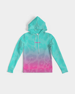 cheetah print ombré hoodie