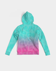 cheetah print ombré hoodie