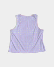 Load image into Gallery viewer, pastel purple polka-dot cropped tank